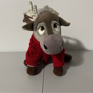 3/25$(Mix) TY Sparkle Disney Frozen II Sven Plush 2019 Red Sweater